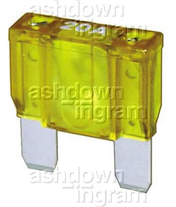 Maxi Blade Fuse 20A Yellow 1 Pce