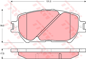 Brake Pad Set (DB1462)