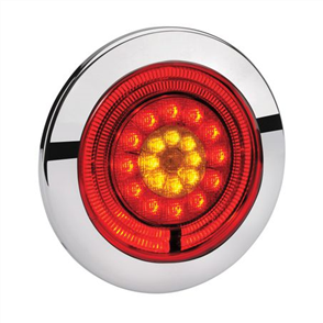 9-33 Volt LED Rear Stop (Red) and Direction Indicator lamp (Amber) Wit