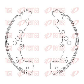 BRAKE SHOE REAR SUZ GRAND VITARA TX92 2.7L