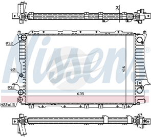 RADIATOR AUDI 100 1993 S4 M/T A/P SPECIAL BUY JR4088J