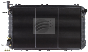 RADIATOR NISSAN PATROL GQ DSL AUTO TD42 WITH PORT 3 ROW JR6146J