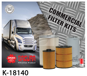 TRUCK FILTER KIT NISSAN GE13TB & D GW400 GW470 K-18140