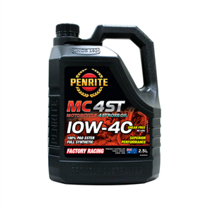 MC-4 ST 10W-40 PAO/Ester Motorcycle Oil 2. 5L