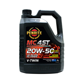 Motorcycle 4 Stroke V-Twin PAO and Ester 20W-50 Engine Oil 4L