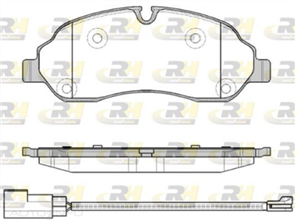 RDB1602-02-RH - D/PAD FR FORD TRAN RWD 2013-ONWITH SENSOR 171.866.3