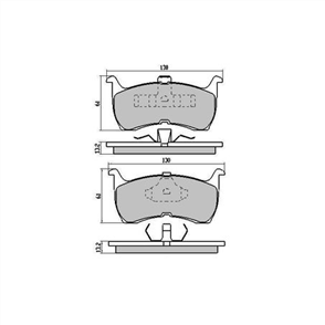 PHANTOM CERAMIC BRAKE PAD SET FORD RDC1108