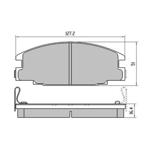 PHANTOM CERAMIC BRAKE PAD SET HOLDEN ISUZU RDC1116