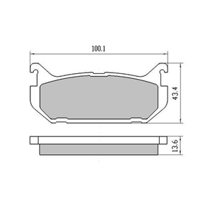 PHANTOM CERAMIC BRAKE PAD SET FORD MAZDA RDC1254