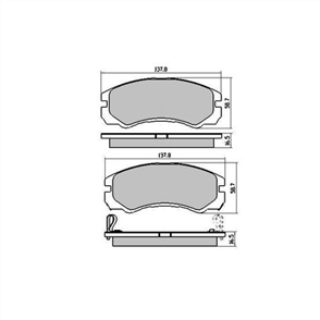 PHANTOM CERAMIC BRAKE PAD SET HOLDEN ISUZU RDC1270