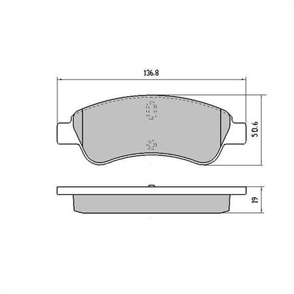 PHANTOM CERAMIC BRAKE PAD SET CITROEN PEUGEOT RDC1954