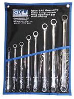 8pc SAE Extra Long Double Ring Geardrive Spanner Set 