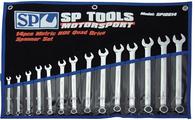 14pc Metric ROE Quad Drive Wrench/Spanner Set