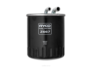 RYCO FUEL FILTER - (2 PIPE) MERCEDES/CHRY Z667