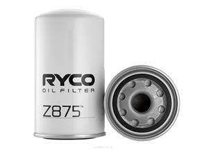 RYCO HD OIL FILTER - (SPIN-ON) Z875