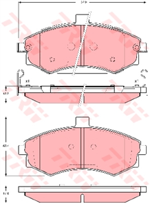 Brake Pad Set (DB1503)