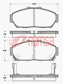 DB1292 E FRONT DISC BRAKE PADS - HONDA INTEGRA DB6 93-