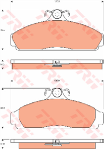 Brake Pad Set (DB1076)