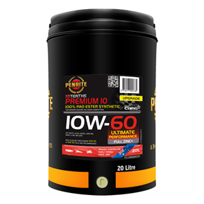 10 Tenths Premium 10W-60 Engine Oil 20L