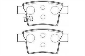 REAR DISC BRAKE PADS - FORD MONDEO III 01-05