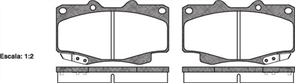 FRONT BRAKE PADS - TOYOTA HILUX KU2# CERAMIC 04-