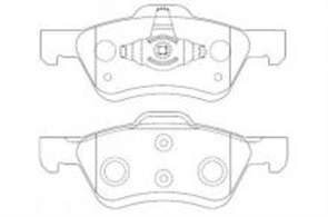 FRONT BRAKE PADS - FORD/MAZDA ESCAPE TRIBUTE CERAMIC 07-