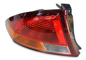 REAR LAMP - L/H - RED/CLEAR - FORD FALCON AU SEDAN 1998-02