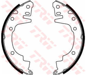 Brake Shoe K646 228.6mm x 42mm