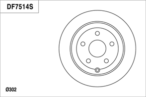 Disc Brake Rotor 302mm x 20 Min