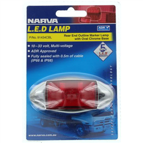 Rear Marker Light Red Led 9 To 33V