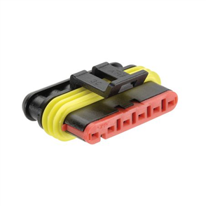 AMP Super Seal 6 Way Waterproof Connector with Terminals and Seals Ma