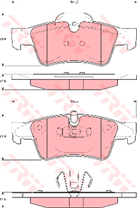 Brake Pad Set (DB2049)