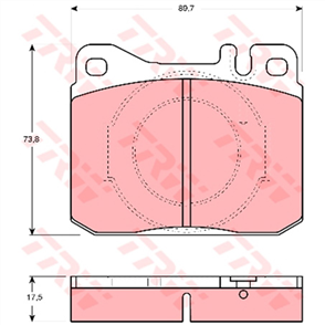 Brake Pad Set (DB243)