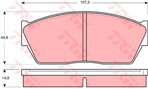 Brake Pad Set (DB285)