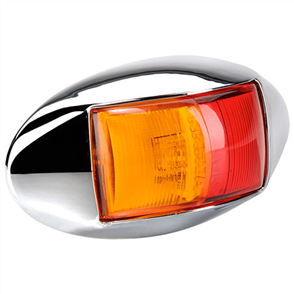 Side Marker Light Red/Amber LED 9 to 33V