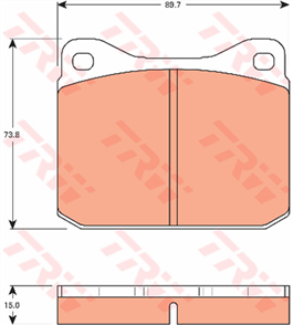 Brake Pad Set (DB95)