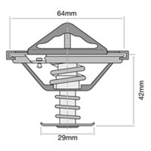 THERMOSTAT HIFLOW 82"