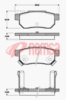 REAR DISC BRAKE PADS - HONDA CIVIC 88-00 DB1163 E