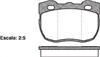 FRONT DISC  BRAKE PADS - LANDROVER 90 SERIES CERAMIC 88-92