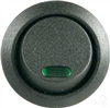 Rocker Switch On/Off SPST 12V Green Illuminated (Contacts Rated 10A @