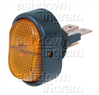 Rocker Switch On/Off/SPST 12V 30A Amber Illumination