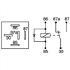 Mini Relay 12V Change Over 30/40A - Diode Protected