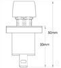 Push Button Switch Off Momentary On SPST (Contacts Rated 10A @ 12V)