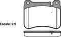 FRONT DISC BRAKE PADS - MERCEDES BENZ C , SLK CLASS 04-