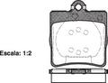 REAR DISC BRAKE PADS - MERCEDES BENZ E CLASS DB1428 E