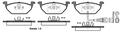 FRONT DISC BRAKE PADS - AUDI / VW A2,A3 02-