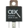 Mini Relay 24V Change Over 15/20A 5 Pin - Resistor Protected