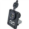 Flush Mount Face Plate to suit 50A Anderson Style Connector and USB S