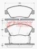 FRONT DISC BRAKE PADS - HONDA JAZZ 08- DB1286 E