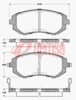 FRONT DISC BRAKE PADS - SUBARU IMPREZA , OUTBACK DB1491 E